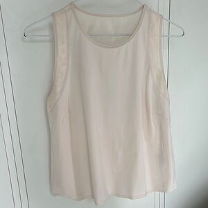 Sweaty Betty Cream Sleeveless Tank Top